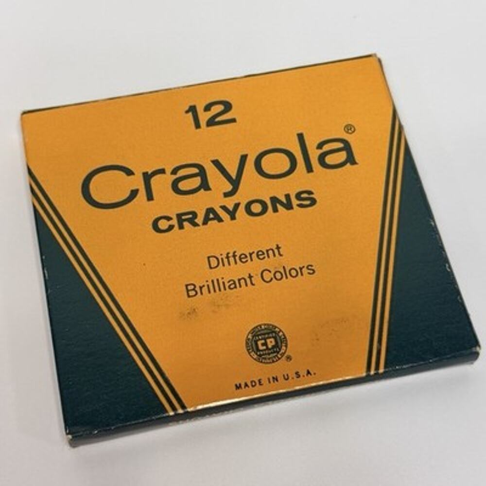 Vintage 1960s Crayoole Crayons No. 12 Unused 23 cents 12 Pack Binney Smith NEW